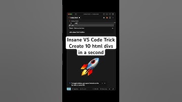 Insane VS Code Trick to Create 10 HTML Divs in Seconds! 🚀