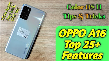 Oppo A16 Tips and Tricks 💥|| Color OS 7 latest Features 🔥