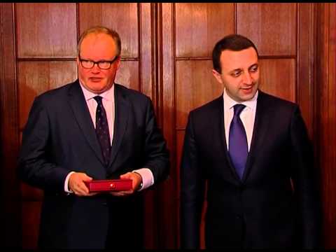 ევროპარლამენტარ ვან ბაალენის დაჯილდოება