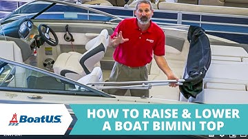 How to Raise and Lower a Boat Bimini Top | BoatUS