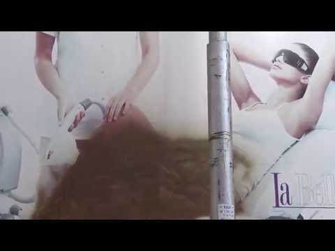 ეპილაციის სარეკლამო პოსტერზე მისხმული საღებავი:)