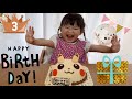 お誕生日のお祝いをしたよ🎂ののちゃん3歳になりました🎉　we celebrated her birthday🎂 Nonochan turned 3 years old🎉