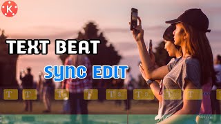 Text beat sync edit in kinemaster || kinemaster tutorial || tech support