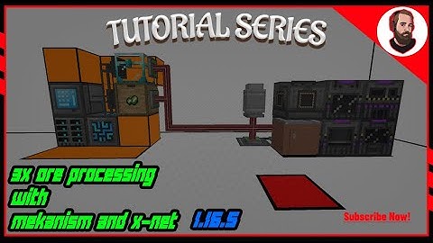 **3x Ore Processing with Mekanism and X-net** Minecraft Tutorial 1.16.5