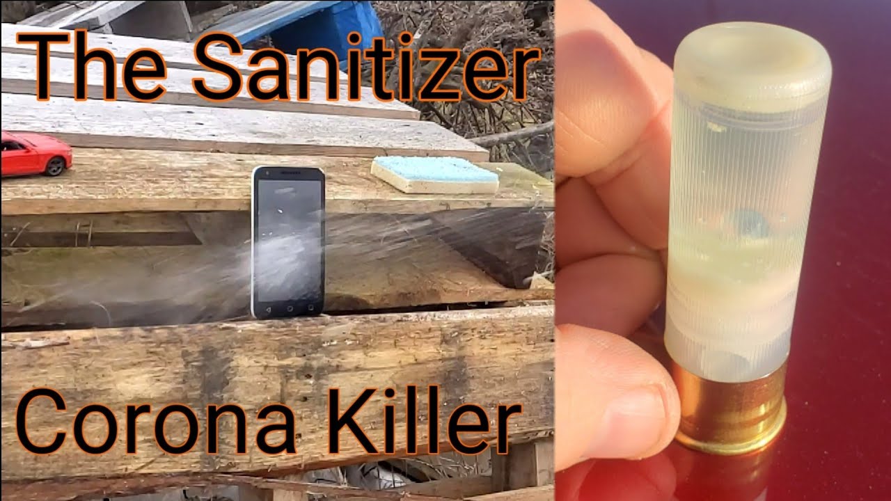 The sanitizer round, fighting the Coronavirus one shot at a time
