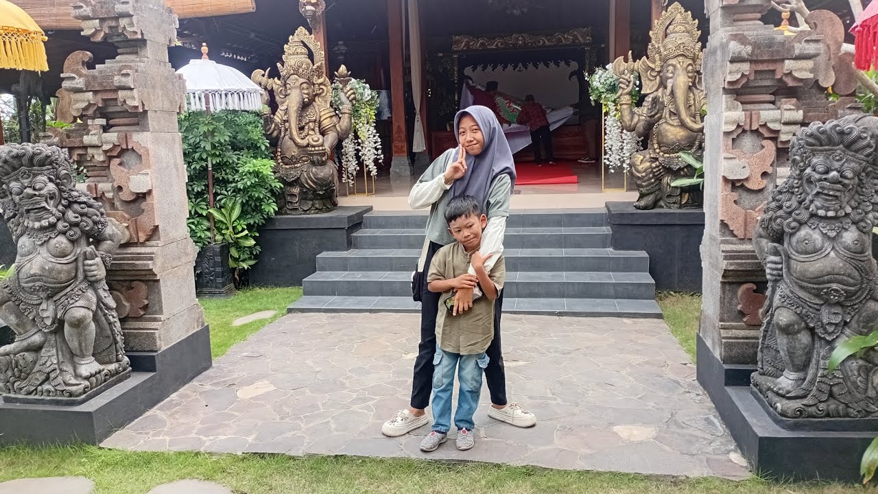 Krisna jalan jalan di PHD Nusantara suasana mirip di Bali