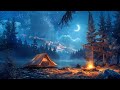 Sleep Piano Music &amp; Campfire Sounds | Sleep Music, Relaxing Music, Fall Asleep (Jade)