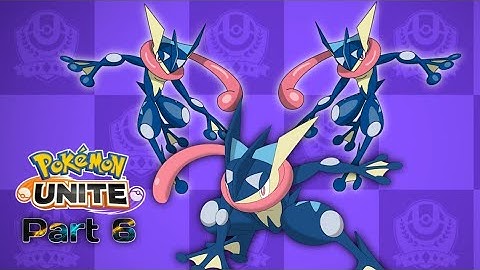 Pokemon Unite | Walkthrough Just gameplay Part 6 | Ranked match with Greninja