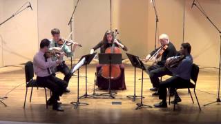 W.A. Mozart - String Quintet in G Minor, K. 516 - II. Menuetto: Allegretto (Kontras Quartet)