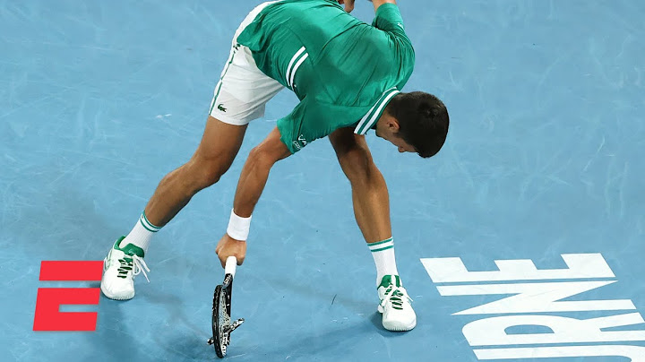 Novak Djokovic smashes racket in 4-set win vs. Alexander Zverev | 2021 Australian Open Highlights