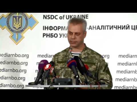 Andriy Lysenko. Ukraine Crisis Media Center, 11th of October 2014