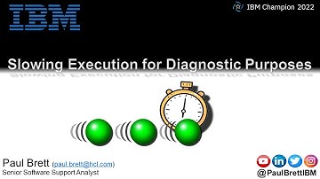 Slowing Map Execution for Diagnostic Purposes