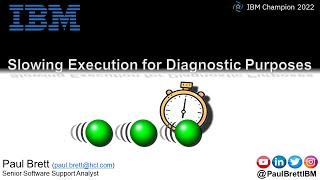 Slowing Map Execution for Diagnostic Purposes