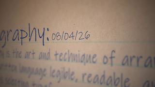 Typography Test - Day 8 Accountability