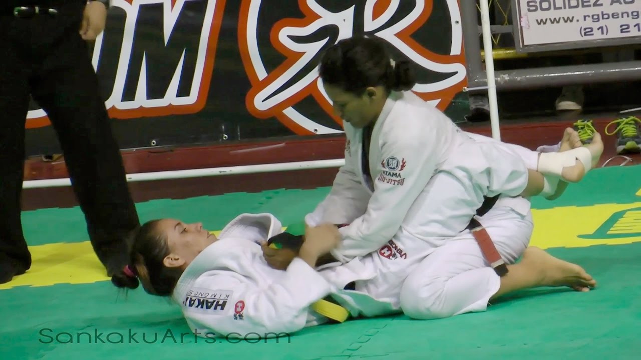 Brazil Women's Brazilian Jiu Jitsu Luiza Monteiro Ankle Lock YouTube