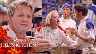 Chef Ramsay Loses It When Chef Confuses Sea Bass For Cod, Twice! | Hell’s Kitchen