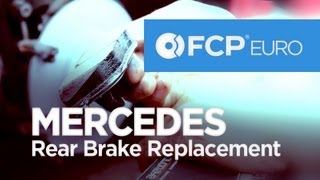 Mercedes Rear Brake Pads, Rotors, and Sensors Installation (C300, C250) EASY DIY