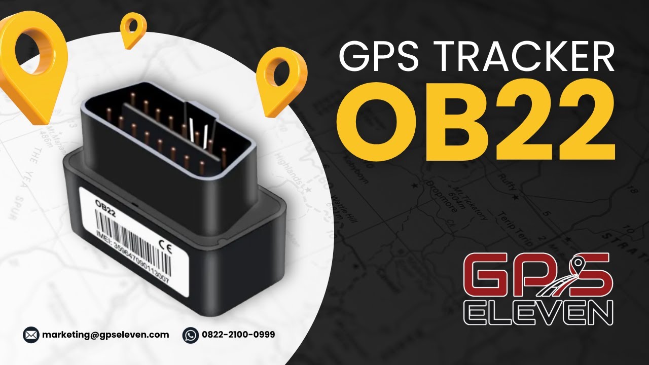 GPS OB22 | Cukup Colok ke OBD, Mobil Langsung Bisa Dipantau!