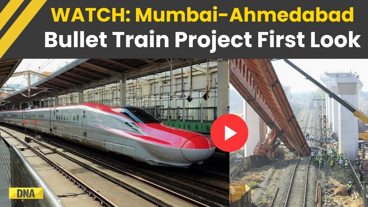 Mumbai Ahmedabad Bullet Train First Look: Sneak Peek At India’s High ...