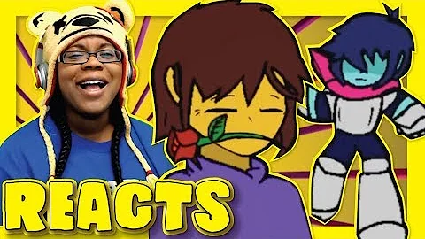 Deltarune vs Undertale Kris vs Frisk by Asriel Dreemurr | Animation Reaction