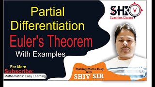 Euler's Theorem for Homogeneous Function| Partial Differentiation |BCA Mathematics 2 | Euler Theorem