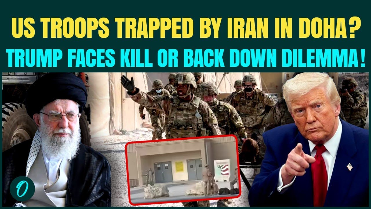 Iran TRAPS US Troops in Doha After Al-Udeid EMPTIED! Trump BLACKMAILED By Khamenei To STOP Iran War?