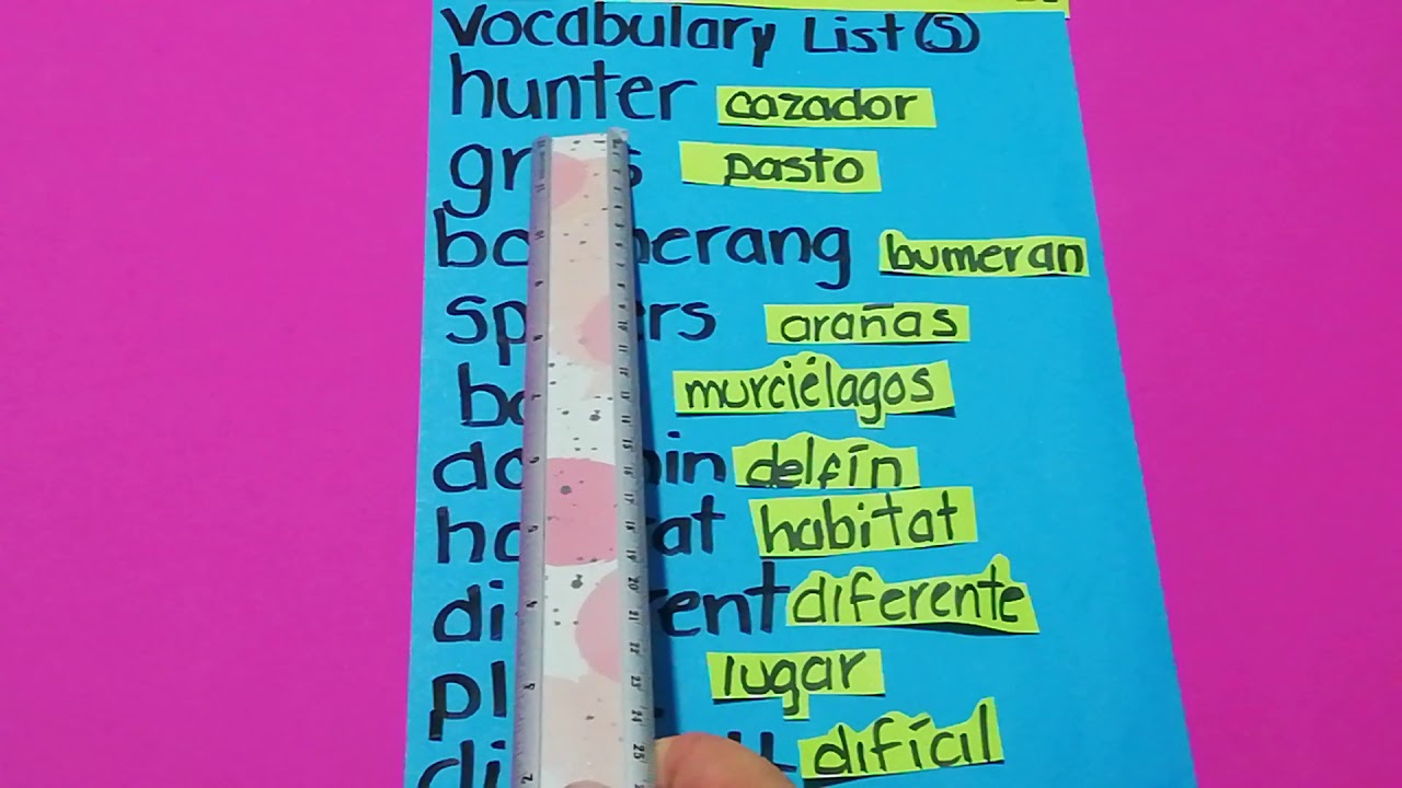 2nd grade"Vocabulary list#5" - YouTube