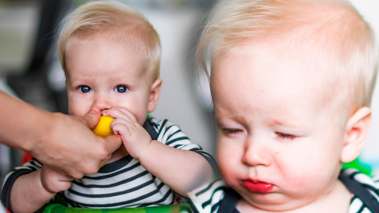 BABY EATING LEMON FOR THE FIRST TIME! YouTube