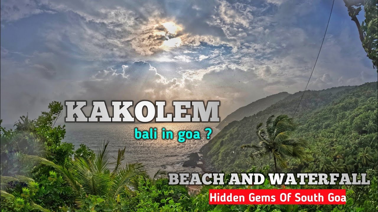Hidden beach of South Goa | Kakolem | Marathi Vlogger | A beach with two waterfalls | #goavlog2023