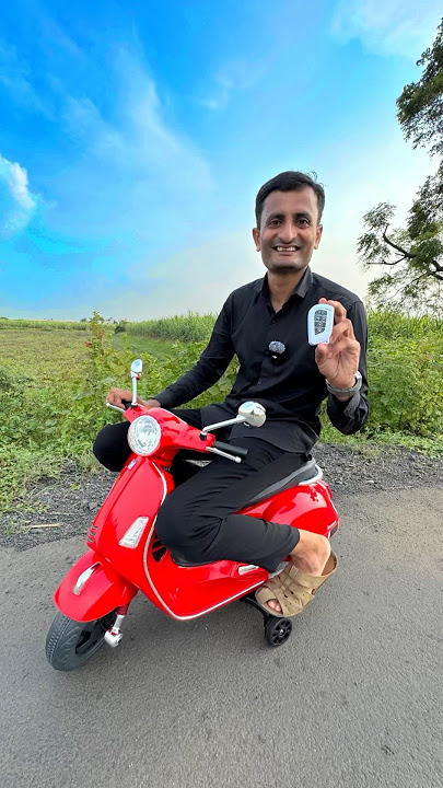 Rc vespa scooter unboxing