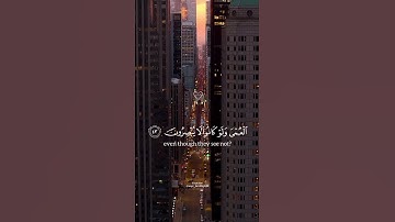 { ومنهم من ينظر إليك أفأنت تهدي العمي ولو كانوا لا يبصرون } القارئ عبد الرحمن مسعد