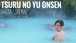 THE MOST BEAUTIFUL ONSEN IN JAPAN | Tsuru no Yu