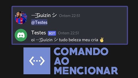 Como fazer comando ao mencionar bot pelo celular DBD | Bot Discord - Tuty