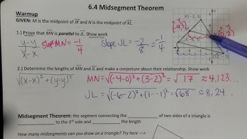 6.4 Midsegment Theorem