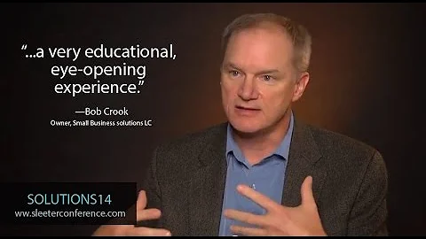 Bob Crook on the Accounting Solutions Conference