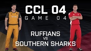 ASHES CRICKET | CCL04 GAME 4 | INSAIYAN'S RUFFIANS VS SOUTHERN SHARKS