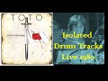 Isolated drum tracks of toto live 1980