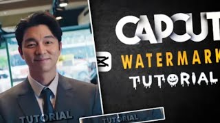 HOW TO MAKE WATERMARK IN JUST 1 MINUTE #capcut #learning #toturial #capcutedit 