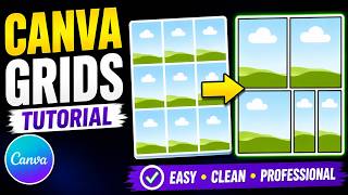 how to use girds canva