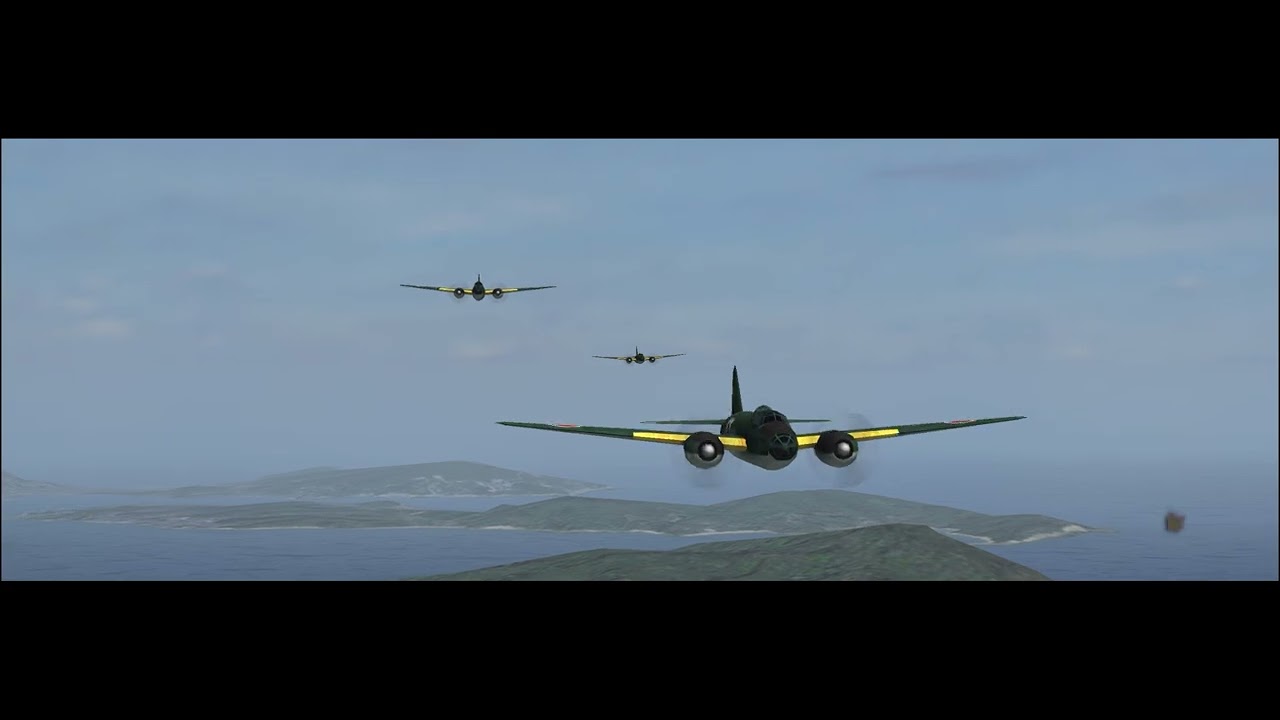 🇺🇸P-38 Lightning 🇺🇸beats 4 Zeros,4 Jacks, 3 Betty Bombers & Carrier Lands #WingsOfSteelPacific