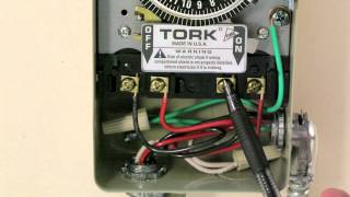 Wiring a Tork 1104 for 240 volts