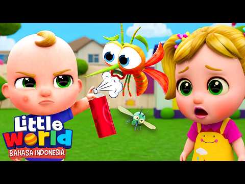 💥 Nico Gets Mosquito Bites, Don't Scratch! 💥 | Little World Indonesian | Cartoons and Nursery Rhymes