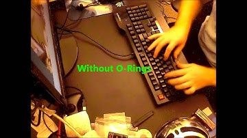 WASD O-Rings sound comparison