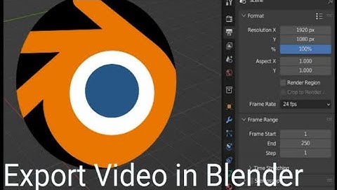 How To Export Video in Blender : Blender Tutorial in Hindi