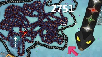 Snake. Io 🐍 - Shadow Sneaker! Destroying The Big King! Epic Snake. Io Gameplay