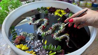 DAHA ÖNCE GÖRMEDİĞİNİZ REÇİNE SANATI FİKRİ! 💫 Çiçeklerle Epoksi 😍 KENDİN YAP