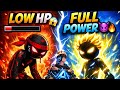 LOW HP Se FULL POWER Comeback 😈🔥 | Stickman Dragon Fight