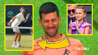 Novak Djokovic "My daughter showed me couple of dances"