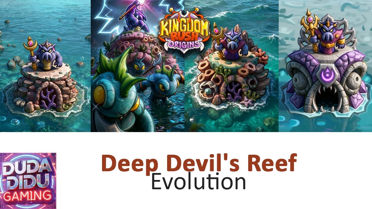 Deep Devil's Reef Gameplay - Kingdom Rush: Vengeance (2018) | Magic Tower | PC Games