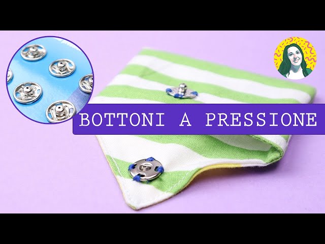 BOTTONI AUTOMATICI A PRESSIONE: come si applicano #tutorial #diy 